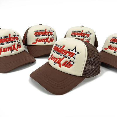 Full Version Embroidery 5 Panel Trucker Caps with Custom Logo