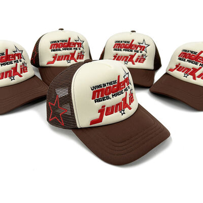 Full Version Embroidery 5 Panel Trucker Caps with Custom Logo