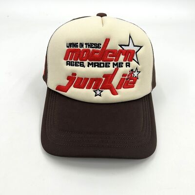 Full Version Embroidery 5 Panel Trucker Caps with Custom Logo