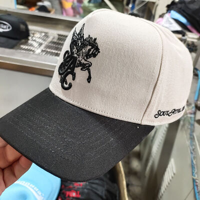 Luminous Embroidered Glow Thread Casual Cotton Baseball Hats 5 Panels Outdoor