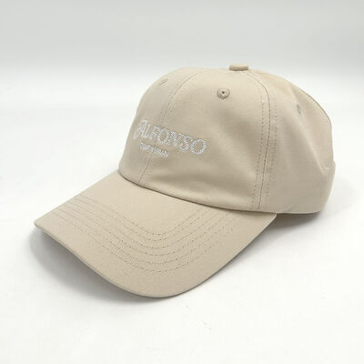 Customized 3D Embroidered Dad Hats Cotton Unstructured Baseball Cap 6 Panel
