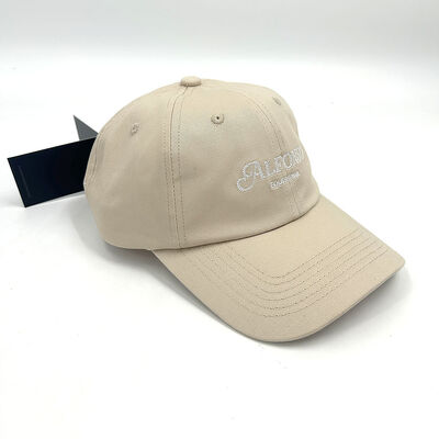 Customized 3D Embroidered Dad Hats Cotton Unstructured Baseball Cap 6 Panel