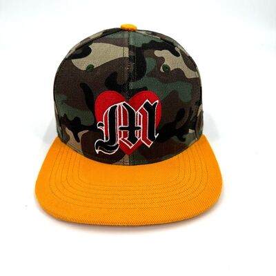 Embroidered Snapback Hat 3D Custom Logo Men Women Sports Baseball Flat Brim Adjustable Cap