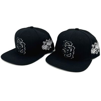 3D Embroidery Snapback Caps Hip Hop Baseball Hat Flat Brim Custom 6 Panel Adjustable