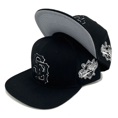 3D Embroidery Snapback Caps Hip Hop Baseball Hat Flat Brim Custom 6 Panel Adjustable