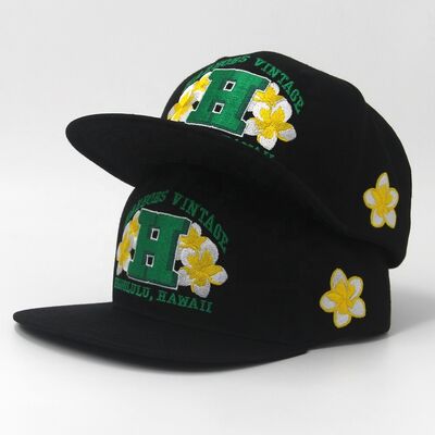 Hip Hop Custom 3D Embroidery Snapback Cap Baseball Hat Flat Brim Fitted Sports Adjustable