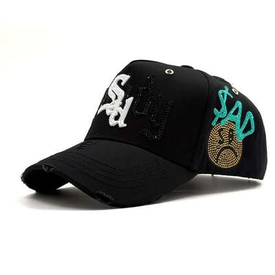 Sadboys Suede Baseball Caps American Mexican Street Dandy style
