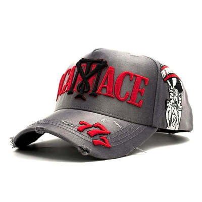 The World Is Yours Scarface Baseball Caps Graphic Print Cotton 6 Panel Hat